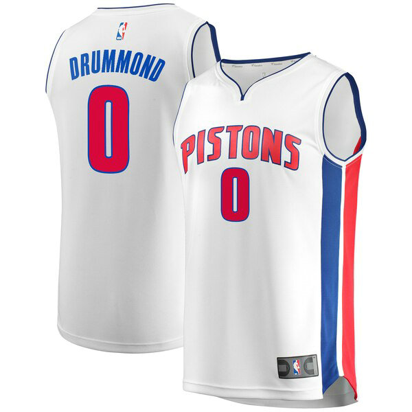 Maillot Detroit Pistons Homme Andre Drummond 0 Association Edition Blanc